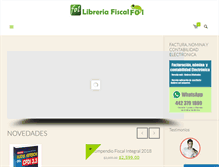 Tablet Screenshot of libreriafiscalfol.com